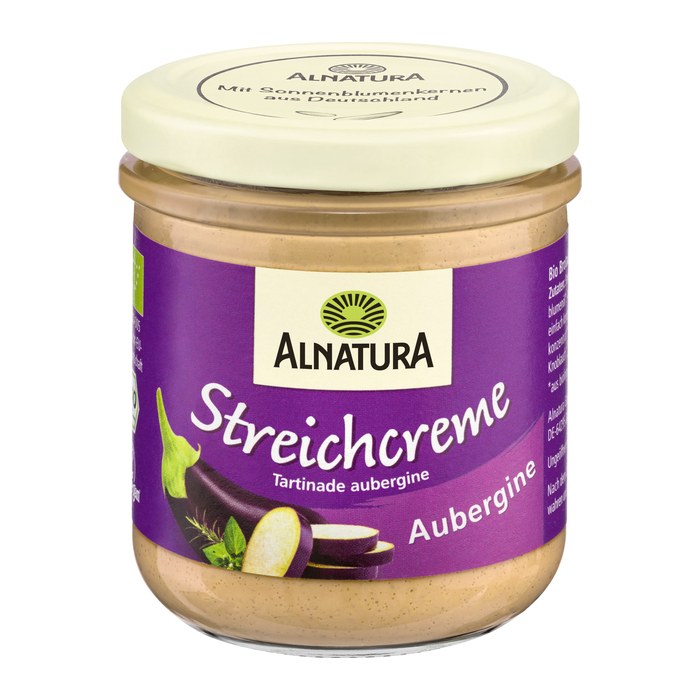 ALNATURA Bio Aubergine Brotaufstrich, 180,0 g