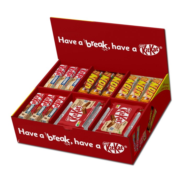 KitKat Sortimentskarton Schokoriegel 64 St./2629,0 g, 64 St.