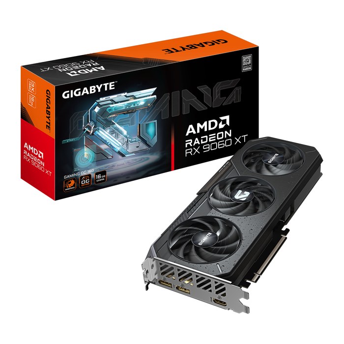 Gigabyte Radeon RX9060 XT Gaming OC 16GB GDDR6 2xHDMI 2xDP