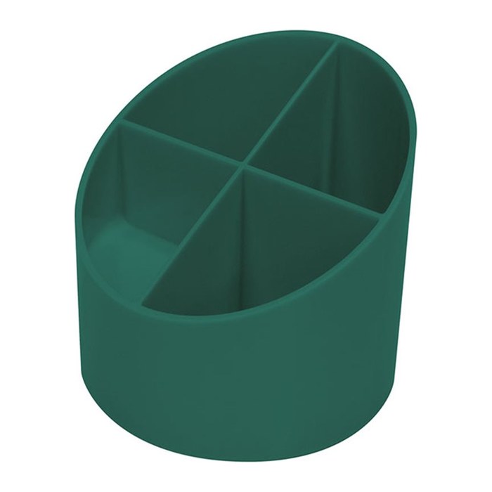 helit Stiftehalter the green cross grün Kunststoff 4 Fächer 11,0 x 11,0 x 10,5 cm