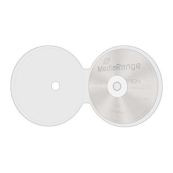 MediaRange Leerhülle für 1 Dics (Shellcase) transparent