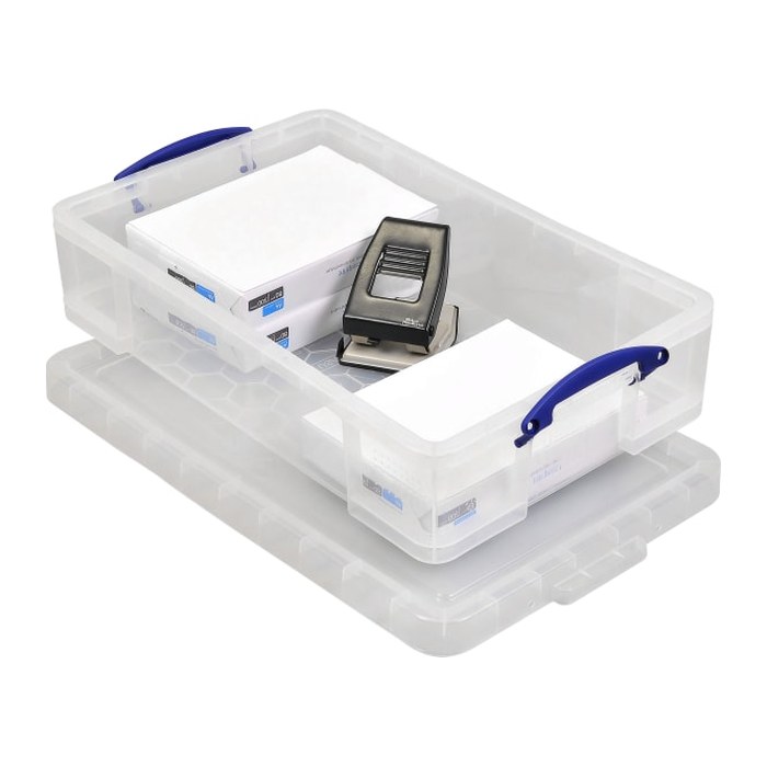 Really Useful Box Aufbewahrungsbox 33,0 l transparent 71,0 x 44,0 x 16,5 cm, 1 St.