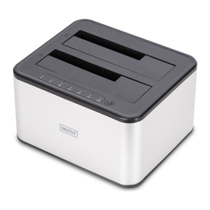 DIGITUS Docking USB ->2x 2,5"/3,5" SATA HHD, SSD silber