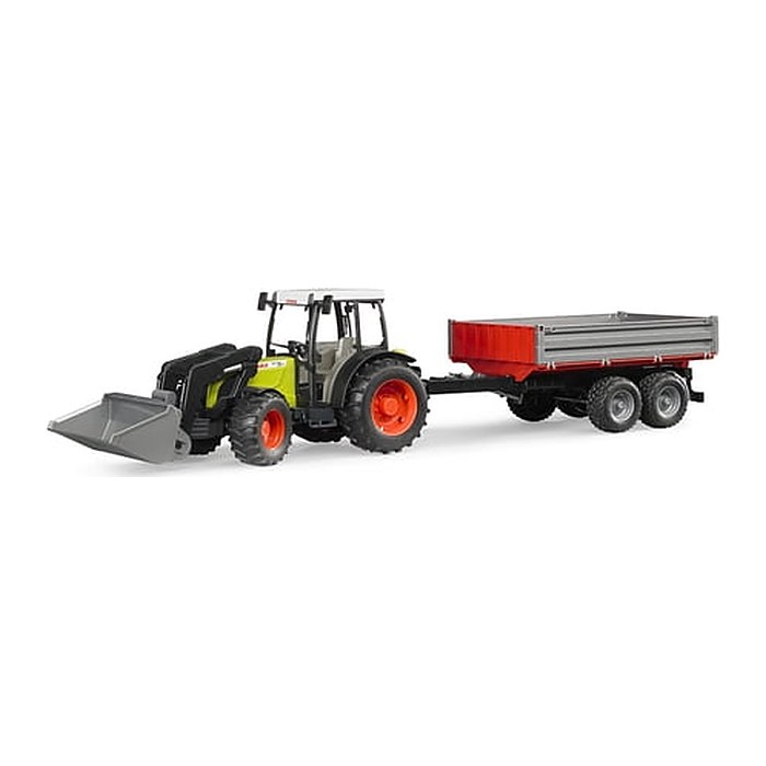 bruder Claas Nectis 267F Traktor mit Anhänger 2112 Spielzeugauto