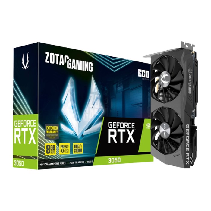 Zotac RTX 3050 ECO 8GB GDDR6 HDMI 3xDP