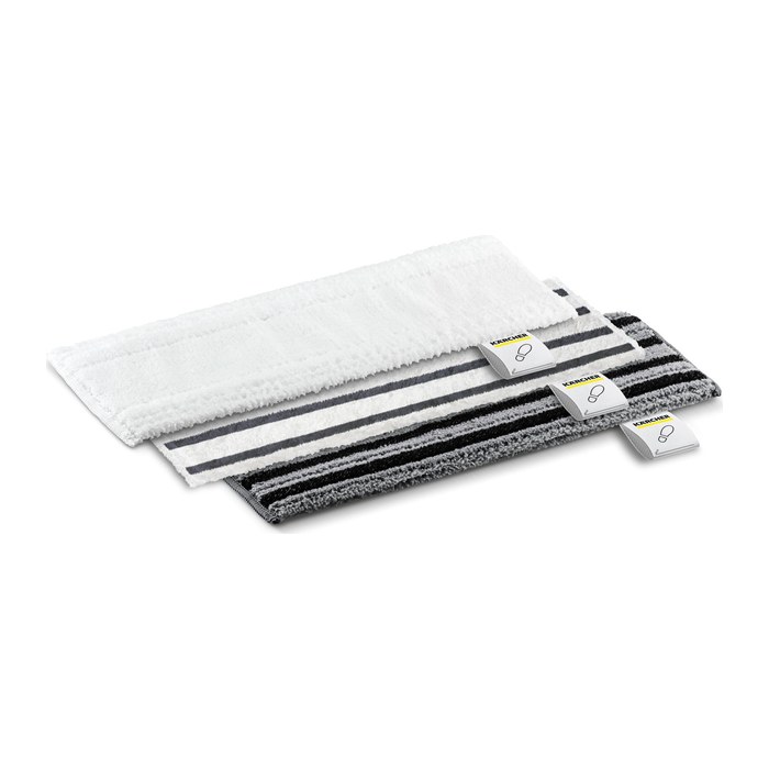 KÄRCHER EasyFix Wischbezüge-Set für Dampfreiniger sonstige Fasern 60 °C waschbar, 3 St.