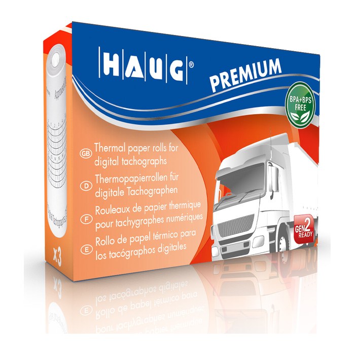 HAUG Premium Thermorollen 5,7 cm x 8,0 m, 3 Rollen