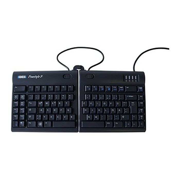 KINESIS Freestyle 2 ergonomische Tastatur geteilt, kabelgebunden schwarz