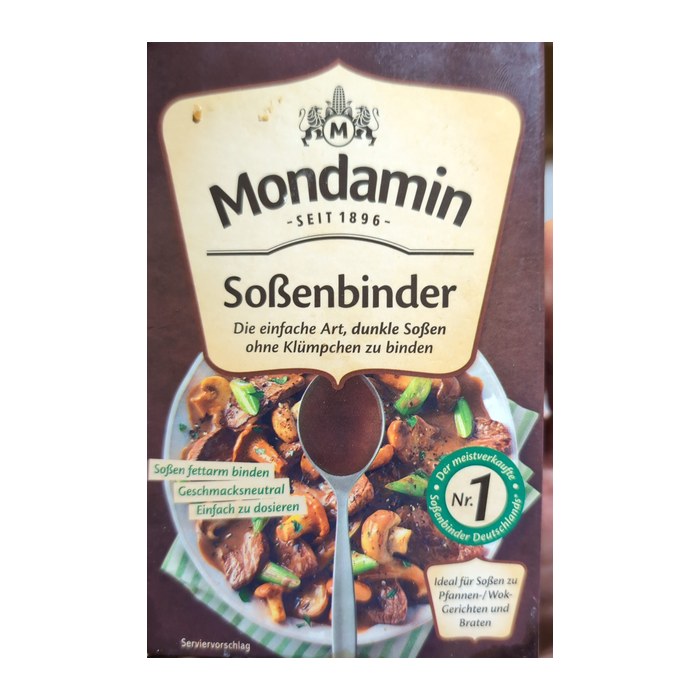 Mondamin Soßenbinder zum Andicken von dunklen Saucen 250,0 g, 1 St.
