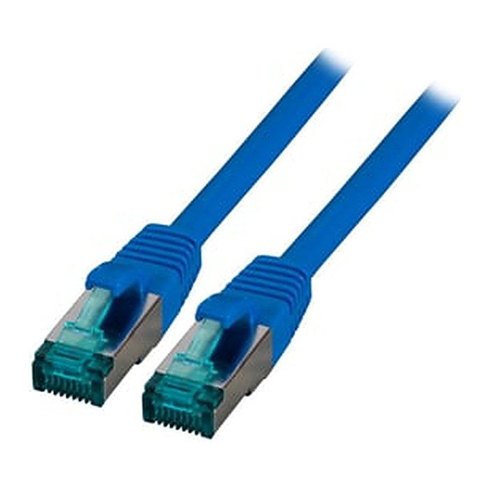 EFB RJ45 Patchkabel S/FTP Cat.6A LSZH 1.50m blau