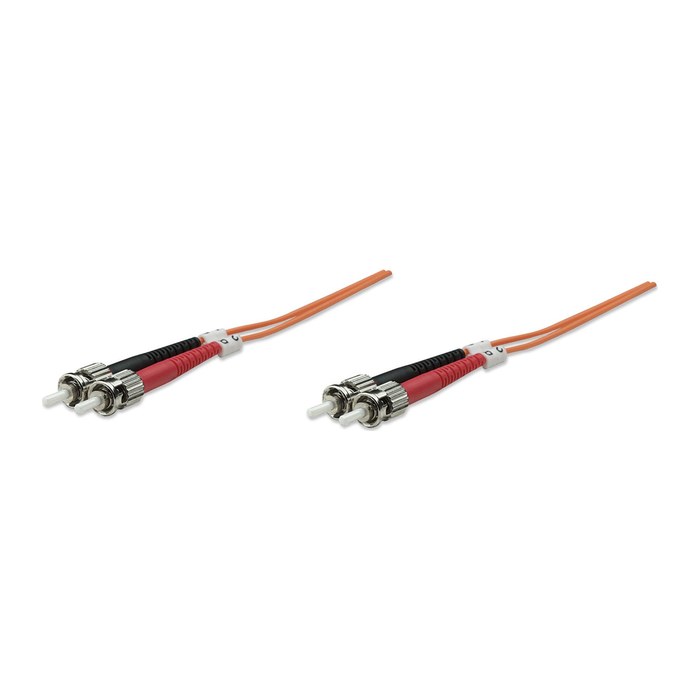 INTELLINET LWL Anschlusskabel ST/ST 2m Multimode OM2 orange