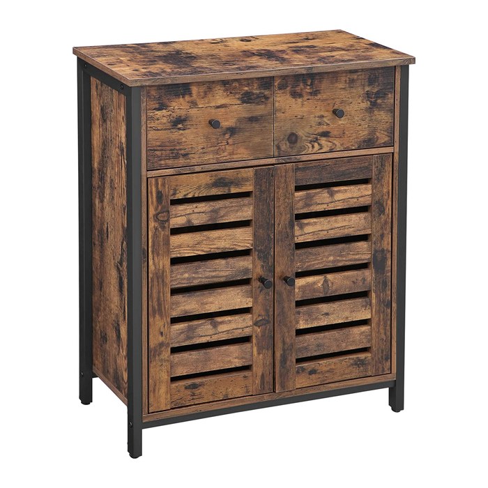 VASAGLE Sideboard, LSC86BXV1 braun 70,0 x 30,0 x 80,0 cm, 1 St.