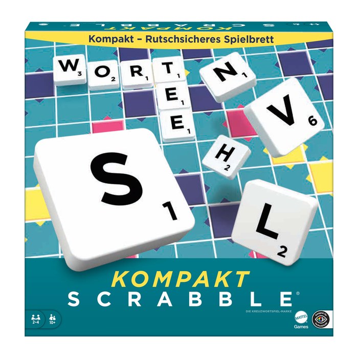 Mattel GAMES Scrabble Kompakt Brettspiel, 1 St.