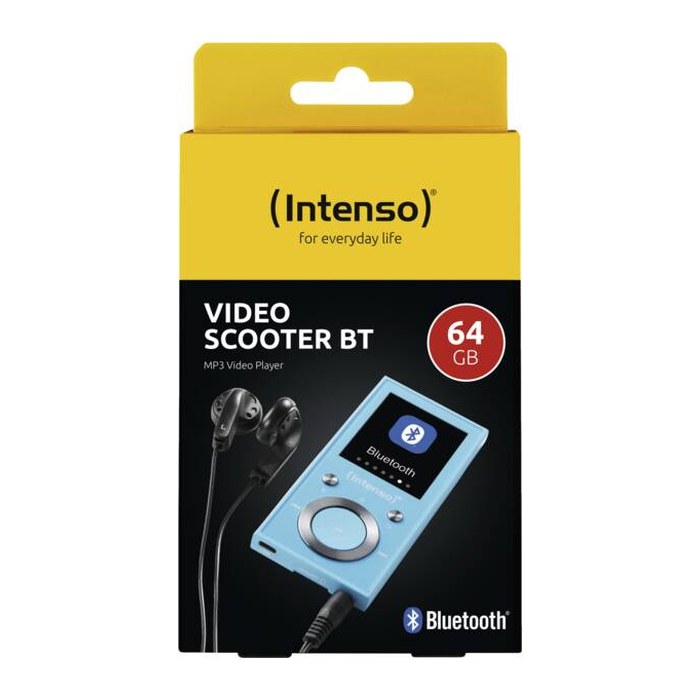 Intenso MP3 Videoplayer 1,8" Video Scooter BT 64GB Blue