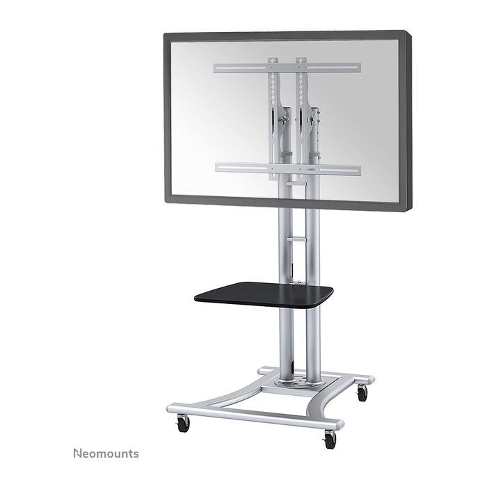 Neomounts TV-Ständer mit Rollen PLASMA-M1800E silber, schwarz