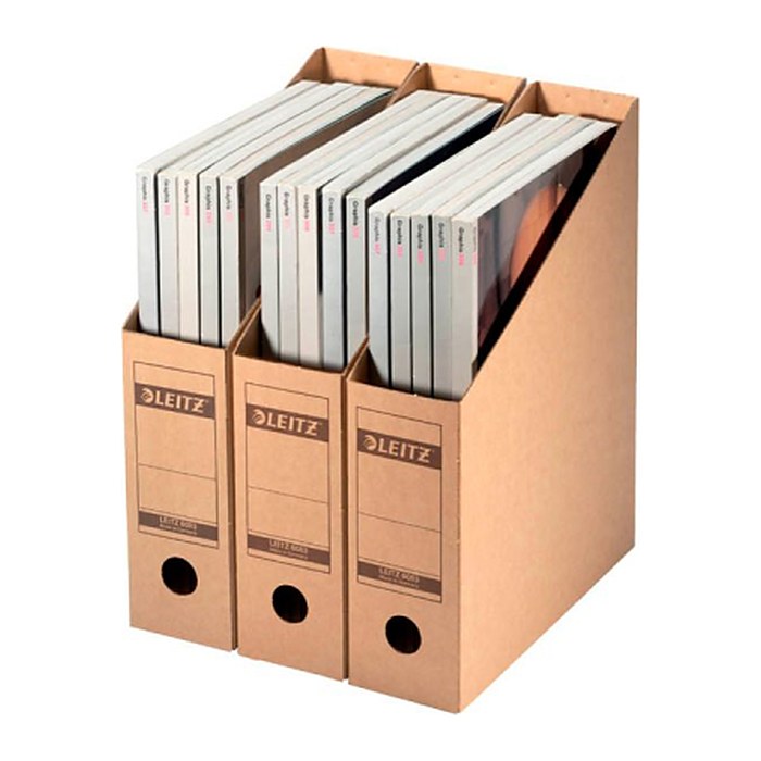LEITZ Archiv-Stehsammler Premium braun, 10 St.