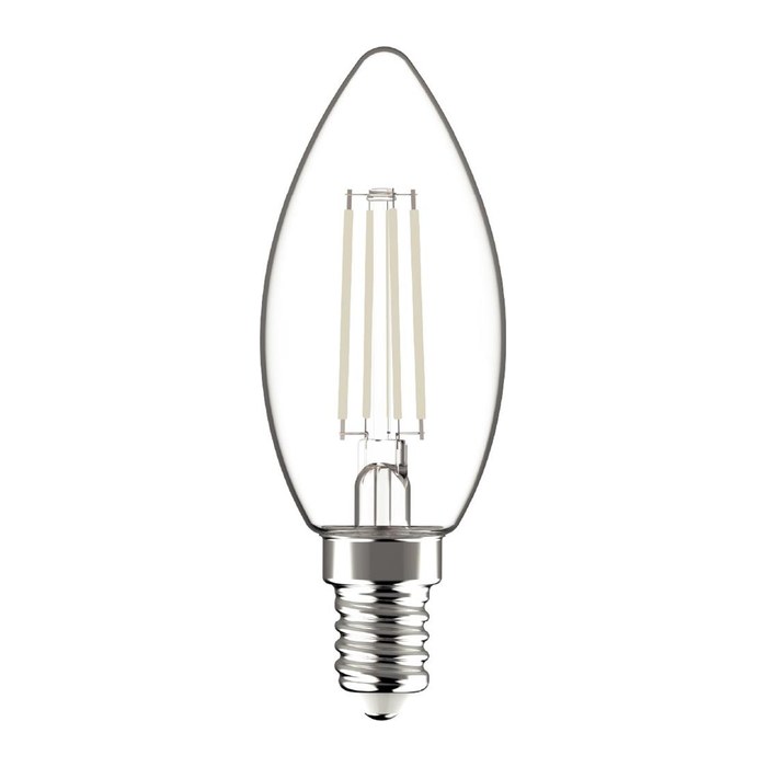 Avide LED Birne White Filament Candle 6.5W E14 WW 2700K