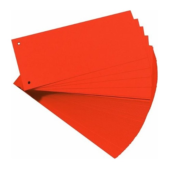 herlitz Trennstreifen orange, 180,0 g Karton 24,0 x 10,5 cm, 100 St.
