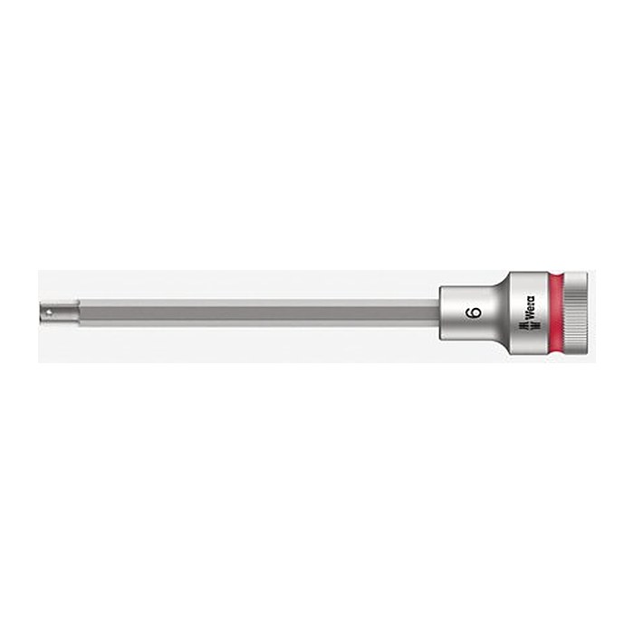 Wera 1/2" Zyklop mit Haltefunktion kurz Steckschlüsseleinsatz Größe: 6,0 mm Länge: 140,0 mm