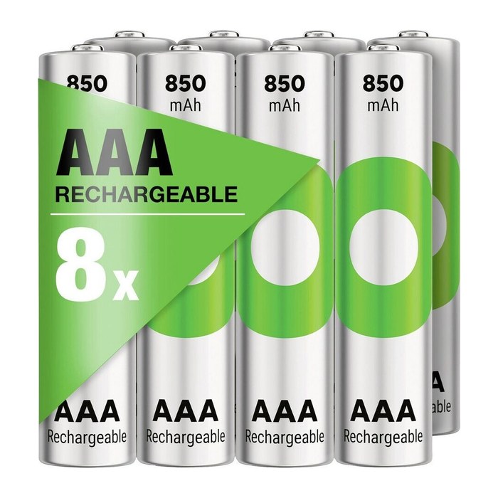 GP Akkus ReCyko+ Ni-MH Micro AAA 850 mAh, 8 St.