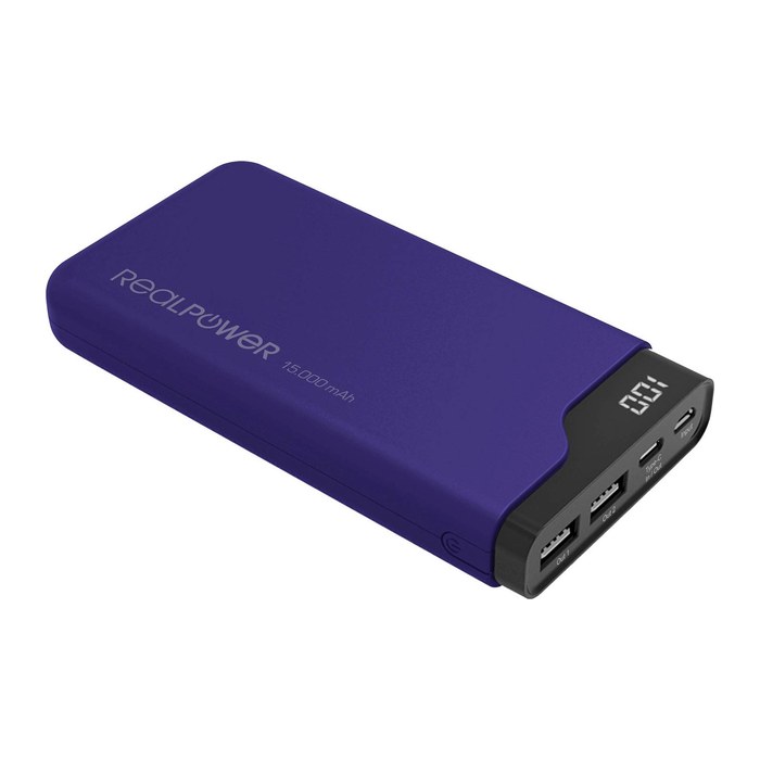 RealPower Powerbank PB-15000C Navy Blue 15.000mAh