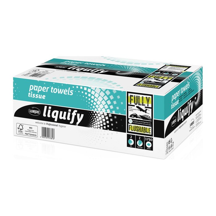 Satino Papierhandtücher 276580 liquify Interfold-Falzung 2-lagig hochweiß, 3.750 Tücher