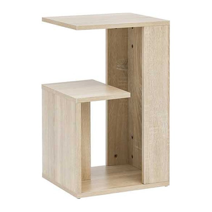 WOHNLING Beistelltisch rechteckig Spanplatte braun 35,0 x 30,0 x 61,0 cm, 1 St.
