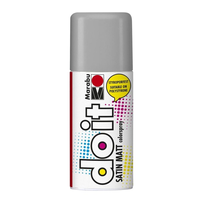 Marabu Do it Satin Matt Acrylspray Sprühfarbe grau 150,0 ml, 1 St.