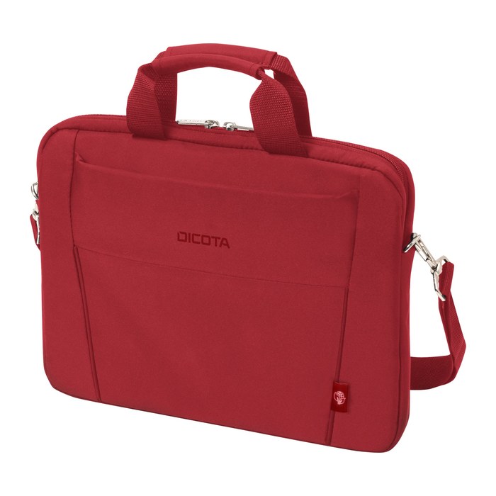 DICOTA Laptoptasche Eco Top Traveller BASE Kunstfaser rot D31306-RPET bis 35,8 cm (14,1 Zoll)