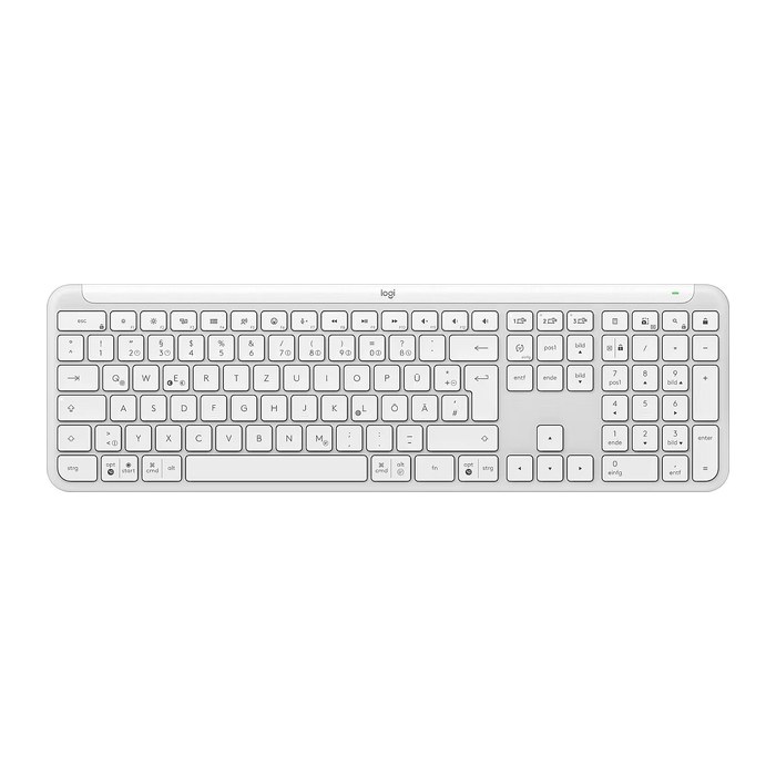 Logitech Signature Slim K950 Tastatur kabellos weiß