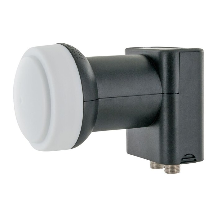 Schwaiger Twin LNB HD 4K Wetterfest Grau