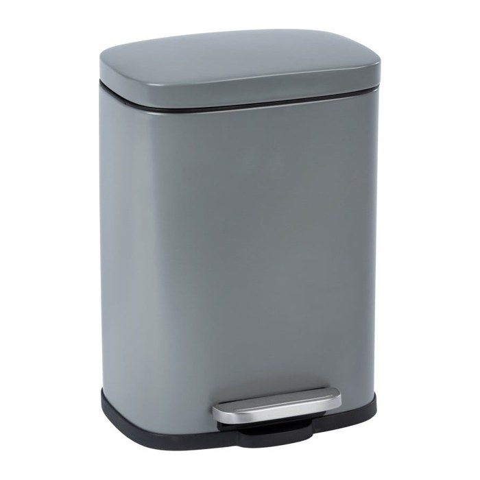WENKO Leno Kosmetikeimer 5,0 l grau, 1 St.