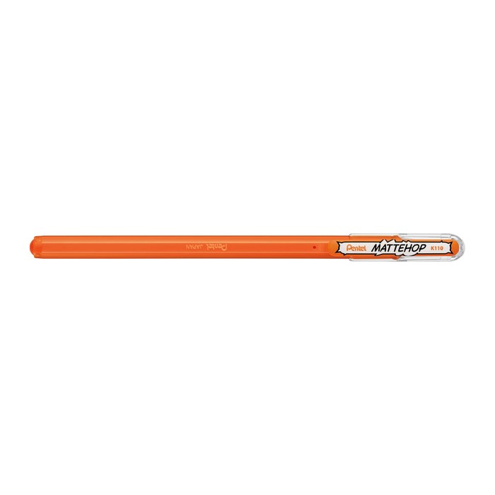 Pentel Mattehop Gelschreiber 0,5 mm, Schreibfarbe: orange, 1 St.