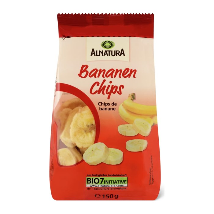 ALNATURA Bio Bananenchips Trockenfrüchte 150,0 g, 1 St.