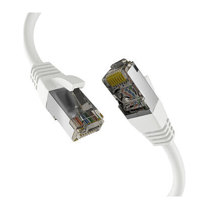 EFB RJ45 Patchkabel S/FTP PIMF Cat8.1 0.25m weiß