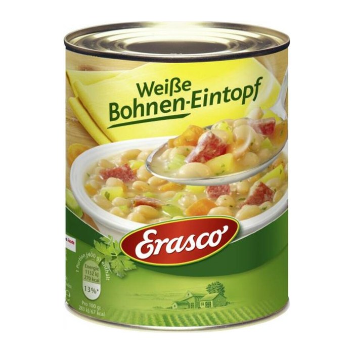 Erasco Weiße Bohnen-Eintopf 800,0 g, 1 St.