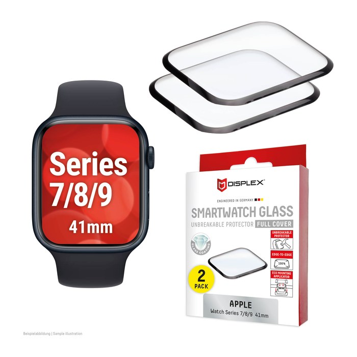DISPLEX® Smartwatch Glass Display-Schutzgläser für Smartwatch, 2 St.