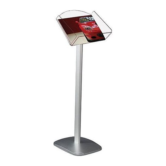update displays Prospektständer silber DIN A4 25,0 x 33,0 x 97,0 cm, 1 St.