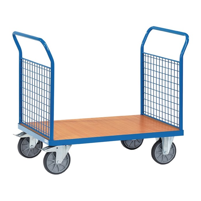 fetra Paketwagen Doppel-Stirnwandwagen 1521 blau 60,9 x 118,0 x 99,0 cm