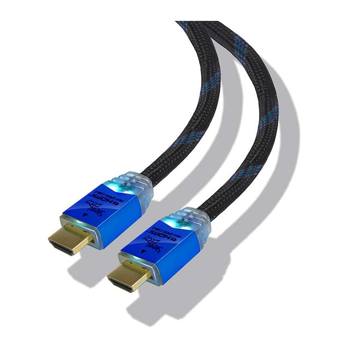 Steelplay HDMI-Kabel 4K 2.0 HDMI 2,0 m schwarz, 1 St.