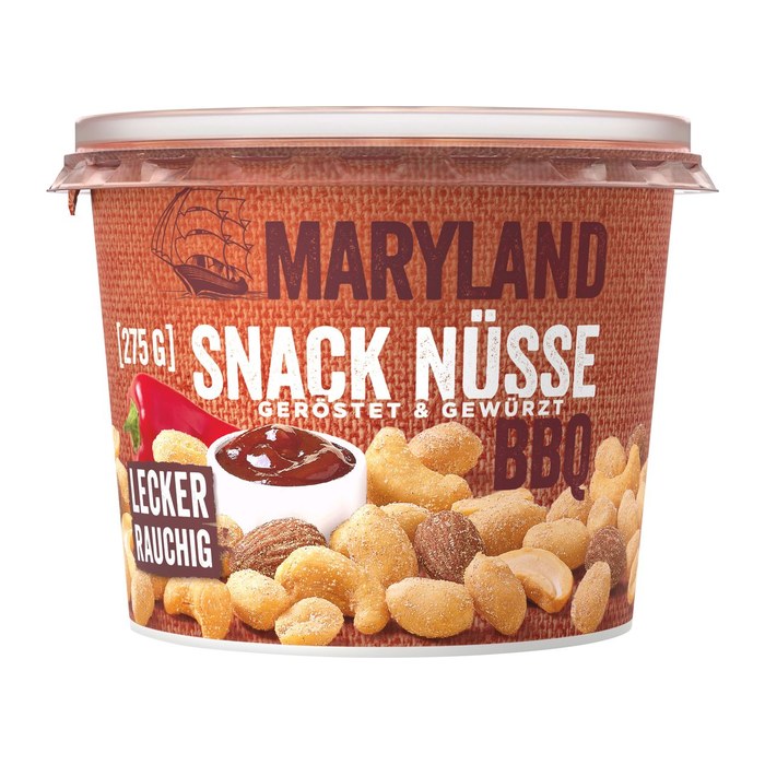 MARYLAND SNACK NÜSSE BBQ Nüsse 275,0 g, 1 St.