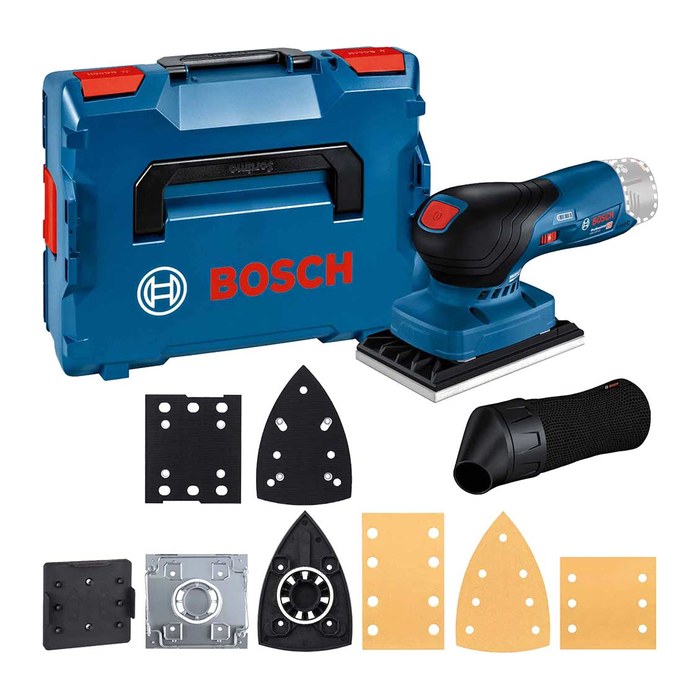 BOSCH Professional GSS 12V-13 Akku-Schwingschleifer-Set 12,0 V, ohne Akku