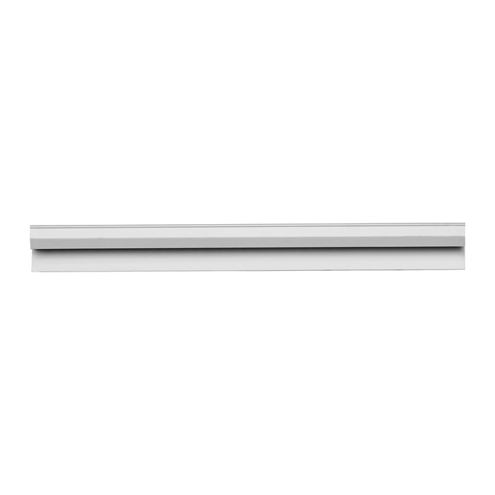 Catch-ball Infoboard Klemmleiste 50,0 cm silber selbstklebend, Wandmontage, 1 St.
