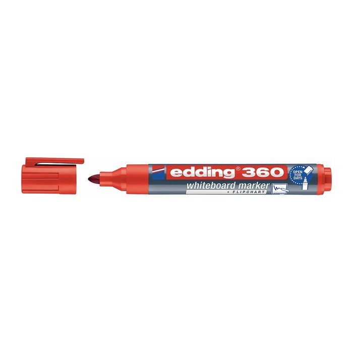 edding 360 Whiteboard-Marker rot 1,5 - 3,0 mm, 10 St.