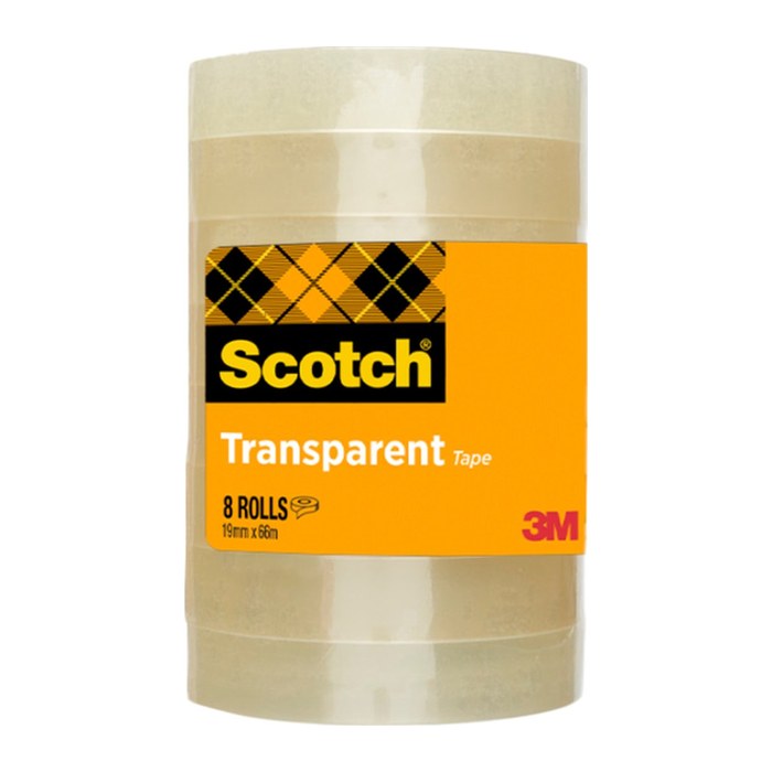Scotch 508 Klebefilm transparent 19,0 mm x 66,0 m 8 Rollen