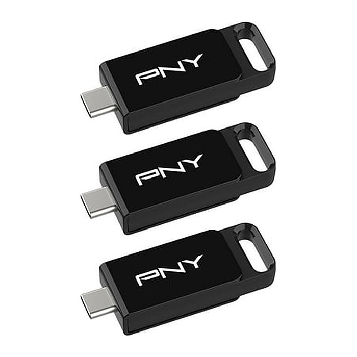 USB-Stick 128GB PNY Elite USB 3.2 TYPE-C retail 3-Pack