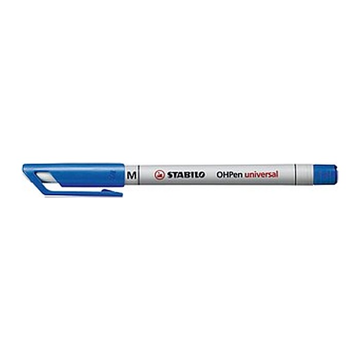 STABILO OHPen universal Folienstifte blau 1,0 mm non-permanent, 10 St.