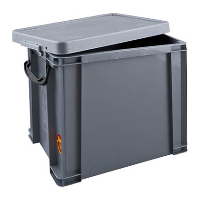 Really Useful Box Aufbewahrungsbox 19,0 l silber 39,5 x 25,5 x 29,0 cm, 1 St.