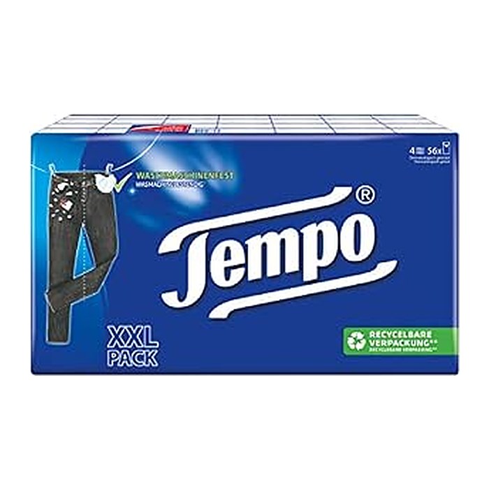 Tempo Taschentücher Original 4-lagig weiß, 56x 10 Tücher