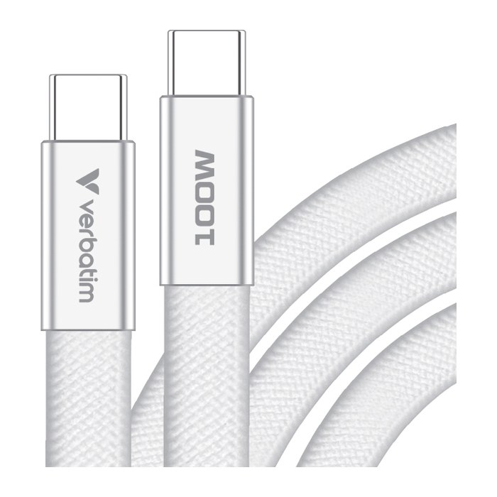 Verbatim USB-C auf USB-C Kabel 100W 120cm Weiá